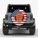 Cleveland Browns US Flag Jeep Car Spare Tire Cover