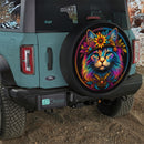Colorfull Cat Car Spare Tire Cover