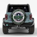 Community Emergency Response Team Car Spare Tire Cover