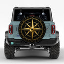 Compass Gold Car Spare Tire Cover