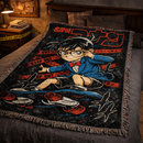 Detective Conan Woven Throw Blanket