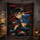 Detective Conan Woven Throw Blanket