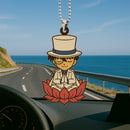 Conan Kaito Kid Mandala Meditating Yoga Lotus Car Ornament Custom Car Accessories Decorations