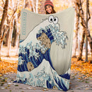 Cookie The Great Wave Premium Blanket
