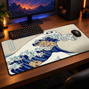Cookie The Great Wave Japan Desk Mat