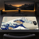 Cookie The Great Wave Japan Desk Mat