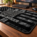 Corrections Officer American Flag Desk Mat
