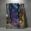 Cosmic Whale Woven Throw Blanket