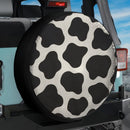 Cow Hide Pattern Black Jeep Car Spare Tire Cover