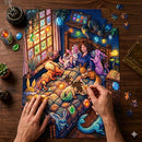 Eevee Evolution Cozy Room Pokemon Jigsaw Puzzle