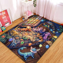 Cozy Eevee Evolution Rectangular Area Rug
