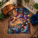 Cozy Eevee Evolution Rectangular Area Rug