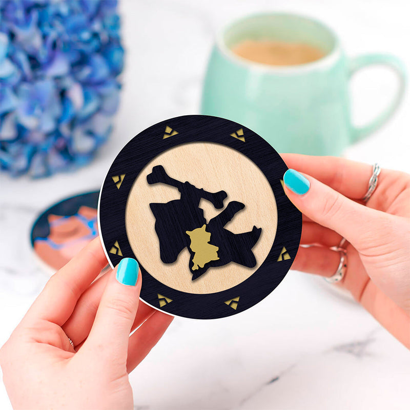 Cubone pokemon Ceramic Decor Coaster - Gift Idea