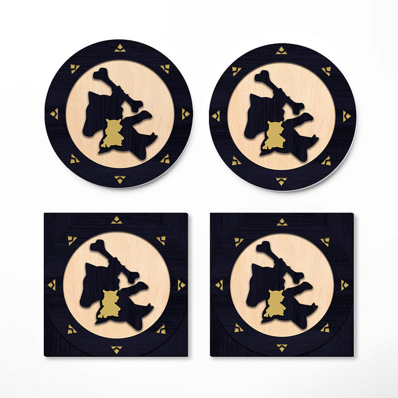 Cubone pokemon Ceramic Decor Coaster - Gift Idea