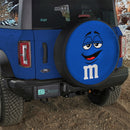 Cute Blue Chocolate Candy Jeep Car Spare Tire Cover