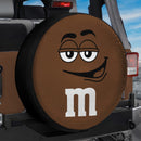 Cute Brown Chocolate Candy Jeep Car Spare Tire Cover