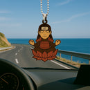 Cute Chibi Hashirama Mandala Meditating Yoga Lotus Car Ornament Custom Car Accessories Decorations