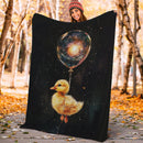 Cute Chick Watercolor Star Night Premium Blanket