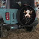Cute Cow Baby Tearing Car Spare Tire Cover