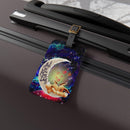 Cute Eevee Pokemon Couple Love You To The Moon Galaxy Luggage Tag