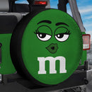 Cute Green Chocolate Candy Girl Jeep Car Spare Tire Cover