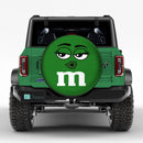 Cute Green Chocolate Candy Girl Jeep Car Spare Tire Cover