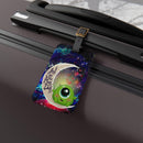 Cute Mike Monster Inc Couple Love You To The Moon Galaxy Luggage Tag