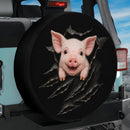 Peeking Pig Car Spare Tire Cover