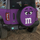 Cute Purple Chocolate Candy Girl Jeep Car Spare Tire Cover