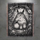 Cute Totoro Studio Woven Throw Blanket