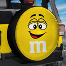 Cute Yellow Chocolate Candy Jeep Car Spare Tire Cover