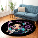Cute Chibi Shinobu Demon Slayer Round Rug