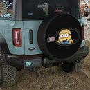 Cute Minion Unzipped Jeep Car Spare Tire Cover