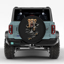 Leopard Cub Peeking 3D Jeep Car Spare Tire Cover