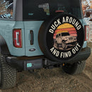 Duck Around And Find Out Jeep Car Spare Tire Cover