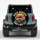 Duck Around And Find Out Jeep Car Spare Tire Cover