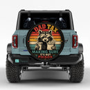 Raccoon Dad Tax Vintage Car Spare Tire Cover