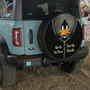 Daffy Duck Looney Tunes Zip Get In Shit Down Shut Up Hold On Car Spare Tire Cover