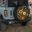 Daisy Floral Car Spare Tire Cover