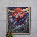 Darkrai Pokemon Japan Style Woven Throw Blanket