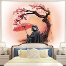 Darth Vader Cherry Blossom Tapestry