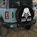 Darth Vader Follow Me To The Jeep Side Car Spare Tire Cover