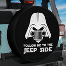 Darth Vader Follow Me To The Jeep Side Car Spare Tire Cover