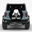 Darth Vader Follow Me To The Jeep Side Car Spare Tire Cover