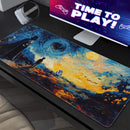 Darth Vader Starry Night Painting Desk Mat