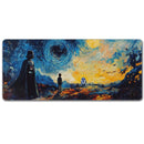 Darth Vader Starry Night Painting Desk Mat
