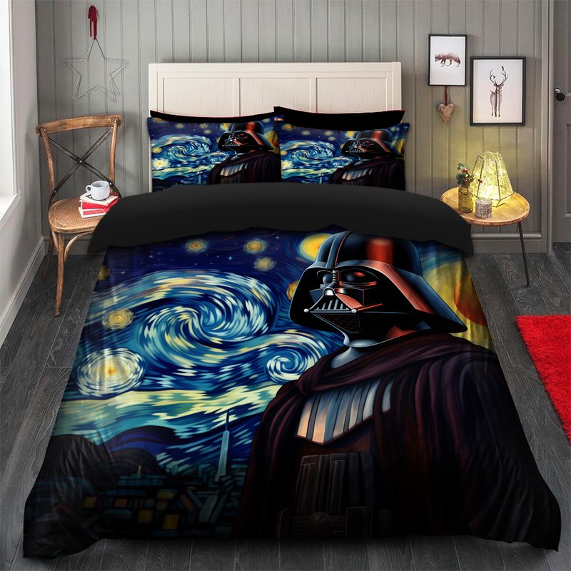 Darth Vader Starry Night Bedding Set