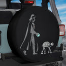 Darth Vader Walking An AT-AT Walker Car Spare Tire Cover