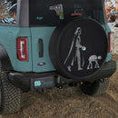 Darth Vader Walking An AT-AT Walker Car Spare Tire Cover