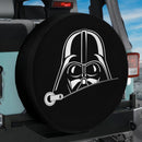Darth Vader Hide Unzipped Jeep Car Spare Tire Cover